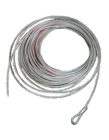 Cable acier pour treuil 9000kg 12mm x 26m