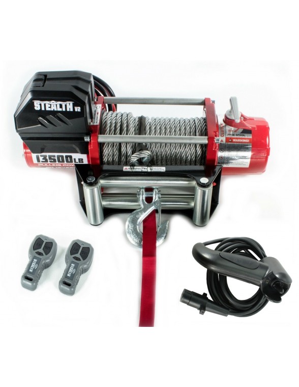 Treuil Electrique Stealth V2 6124 Kg 12v telecommande