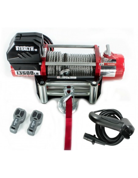 Treuil Electrique Stealth V2 6124 Kg 12v telecommande